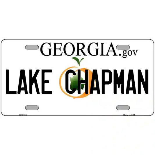 Lake Chapman Georgia Metal Sign