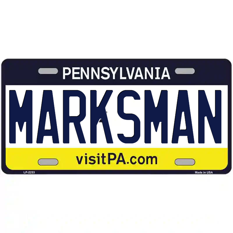 Marksman Pennsylvania Metal Sign