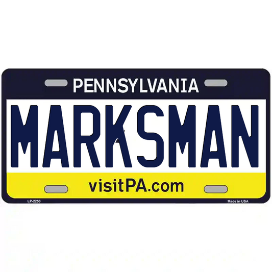 Marksman Pennsylvania Metal Sign