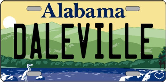 Daleville Alabama Metal Sign
