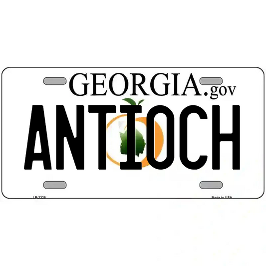 Antioch Georgia Metal Sign