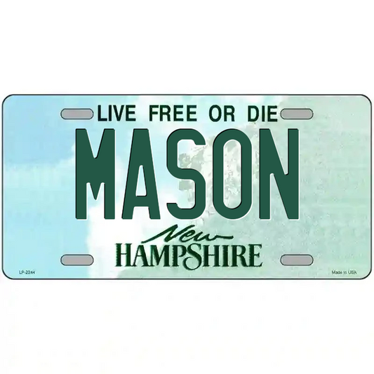Mason New Hampshire Metal Sign
