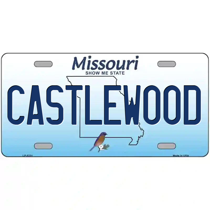Castlewood Missouri Metal Sign