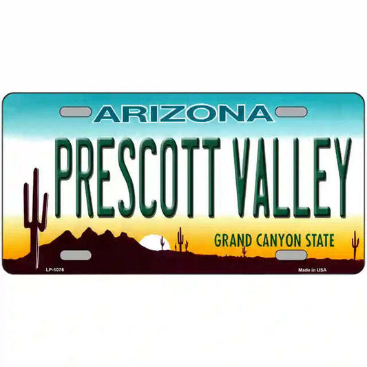 Prescott Valley Arizona Metal Sign