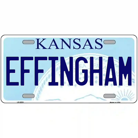 Effingham Kansas Metal Sign