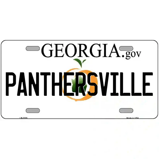 Panthersville Georgia Metal Sign