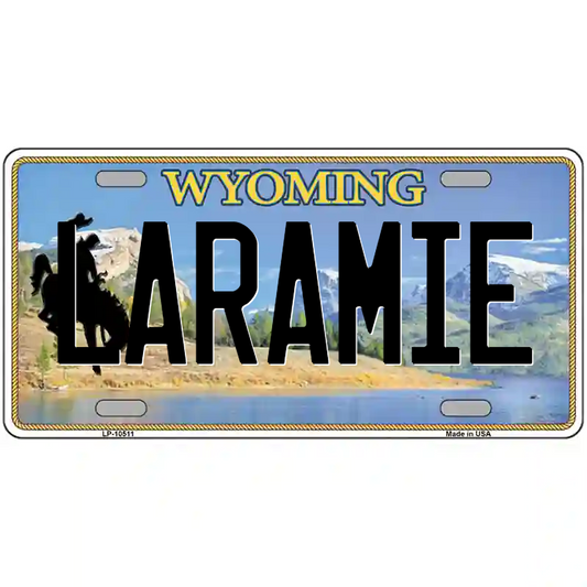 Laramie Wyoming Metal Sign