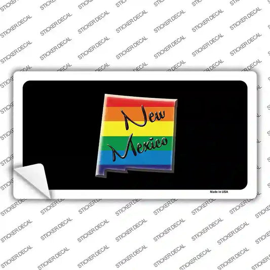 New Mexico Gay Pride Rainbow Flag Vinyl Decal Stickers - Various Sizes