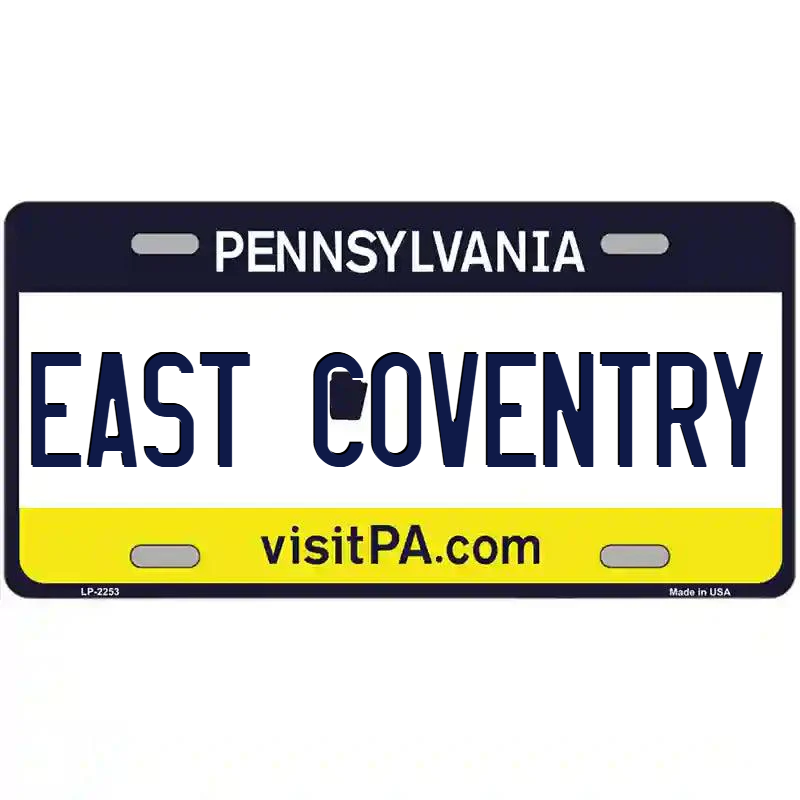 East Coventry Pennsylvania Metal Sign