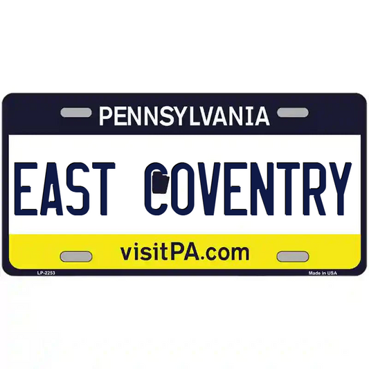 East Coventry Pennsylvania Metal Sign