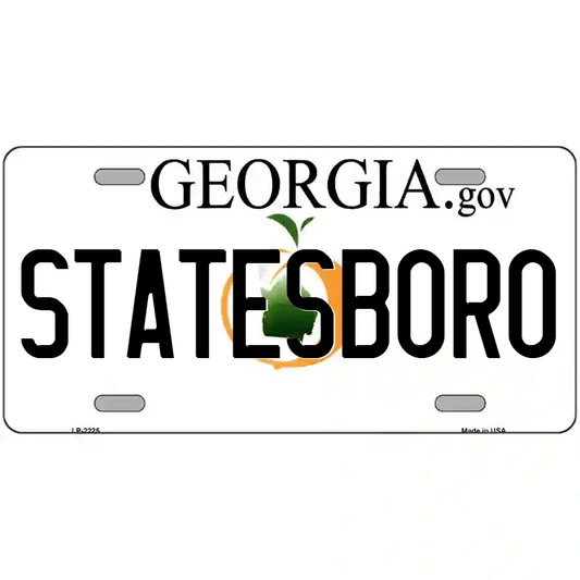 Statesboro Georgia Metal Sign