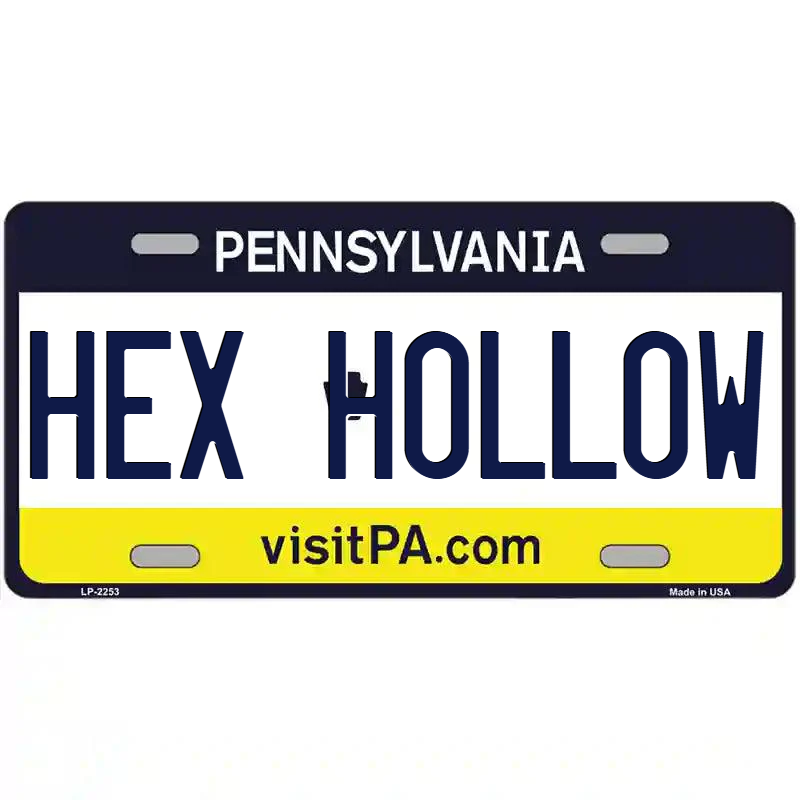 Hex Hollow Pennsylvania Metal Sign