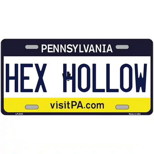 Hex Hollow Pennsylvania Metal Sign
