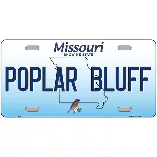 Poplar Bluff Missouri Metal Sign