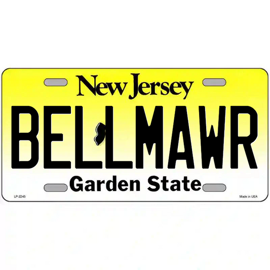 Bellmawr New Jersey Metal Sign
