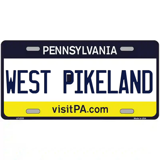 West Pikeland Pennsylvnia Metal Sign