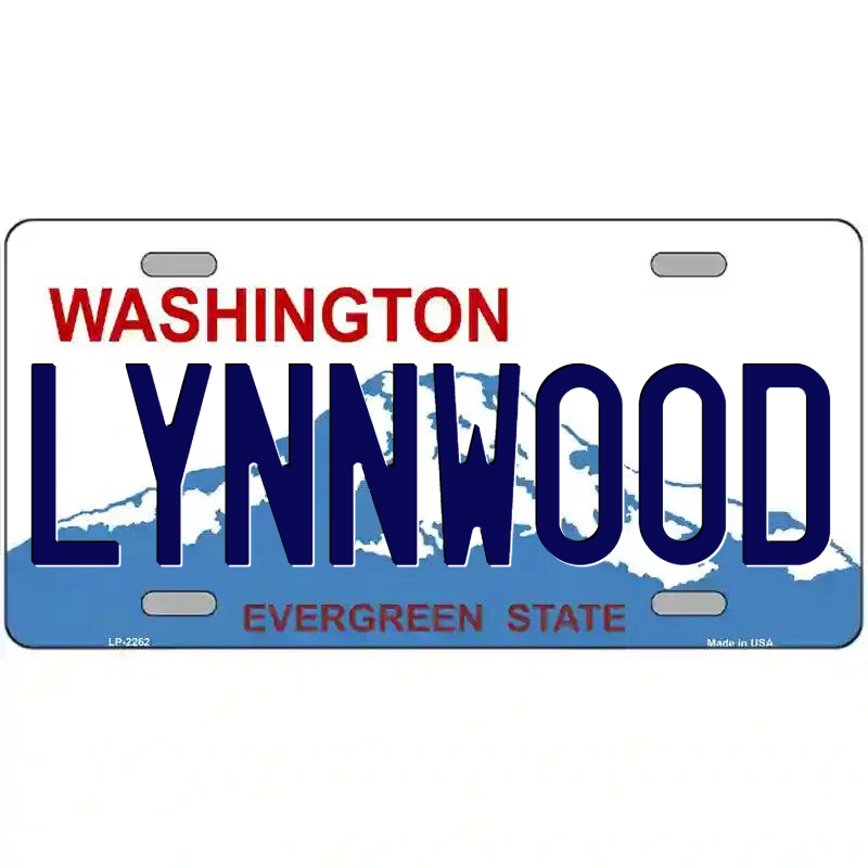 Lynnwood Washington Metal Sign