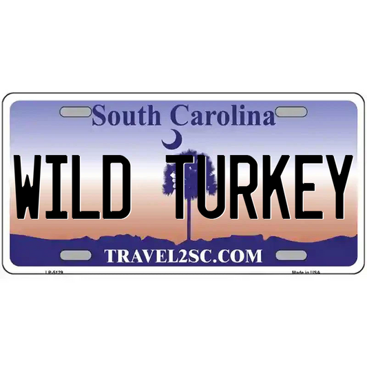 Wild Turkey South Carolina Metal Sign