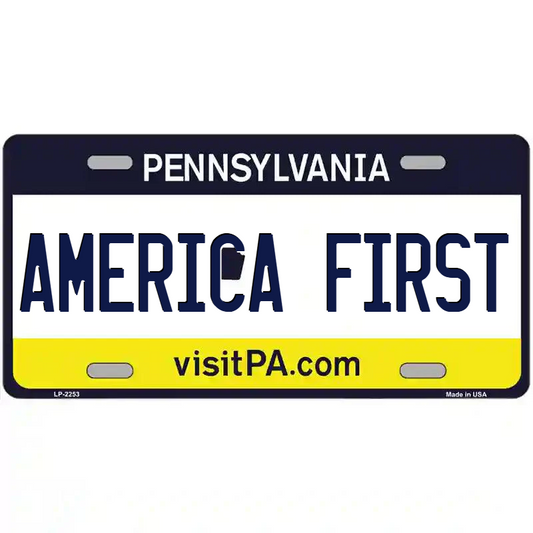 American First Pennsylvania Metal Sign