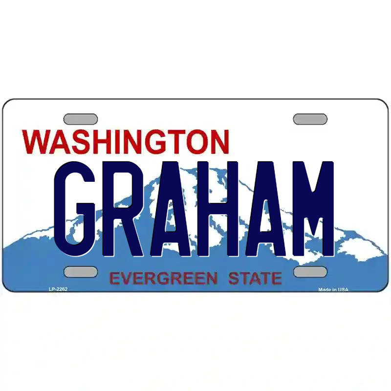 Graham Washington Metal Sign