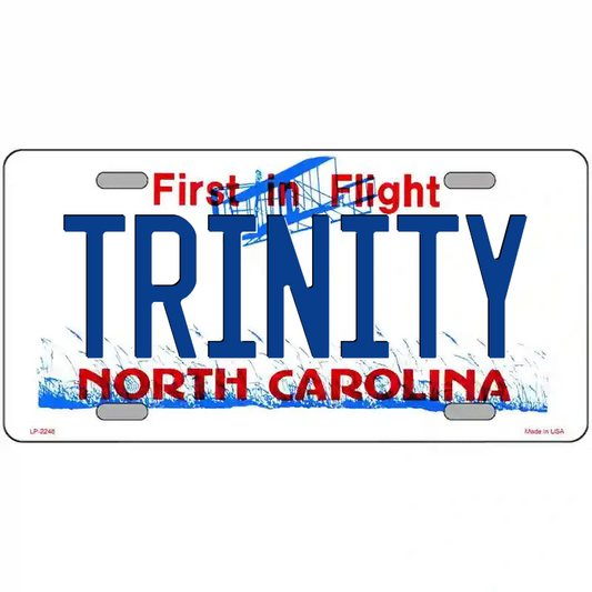 Trinity North Carolina Metal Sign
