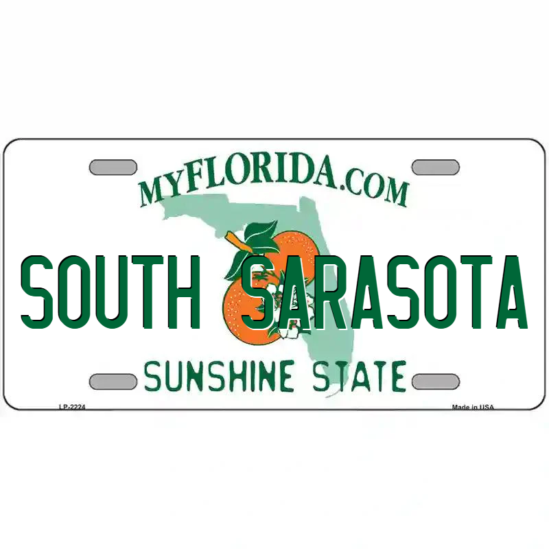 South Sarasota Metal Sign