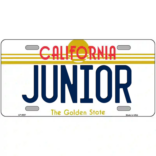 Junior California Metal Sign