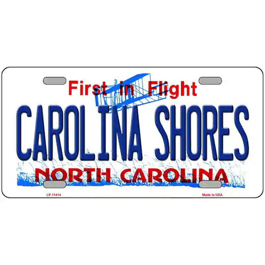 Carolina Shores North Carolina Metal Sign