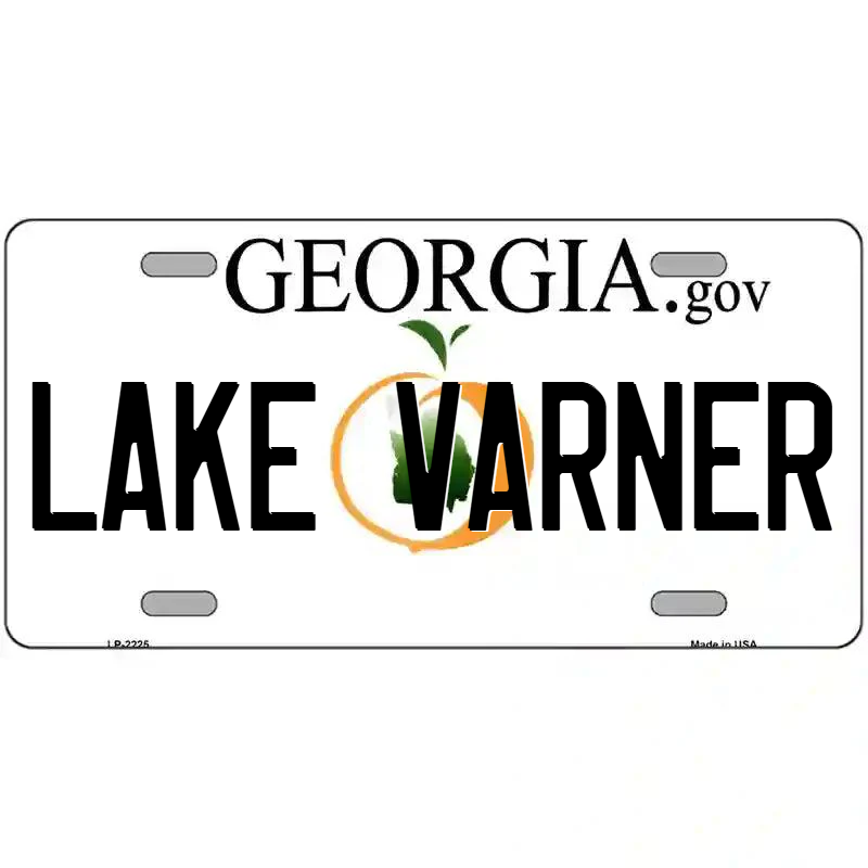 Lake Varner Georgia Metal Sign