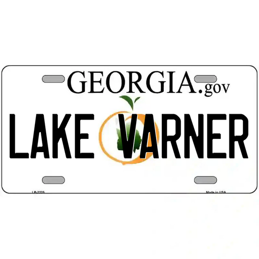 Lake Varner Georgia Metal Sign