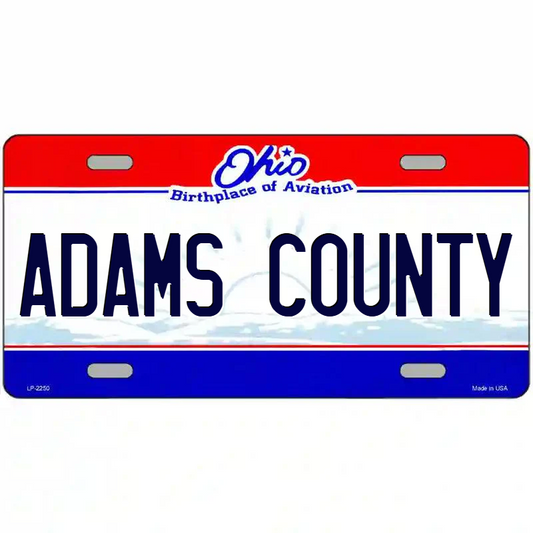 Adams County Ohio Metal Sign