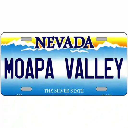 Moapa Valley Nevada Metal Sign