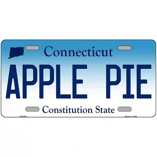 Apple Pie Connecticut Metal Sign