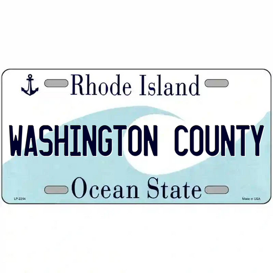 Washington County Rhode Island Metal Sign