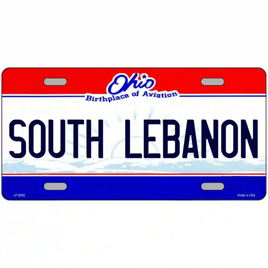 South Lebanon Ohio Metal Sign