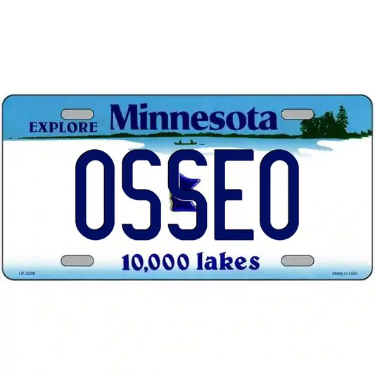 Osseo Minnesota Metal Sign