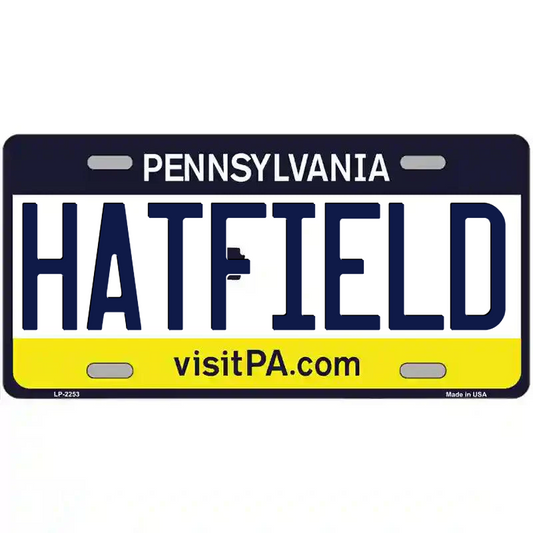 Hatfield Pennsylvania Metal Sign