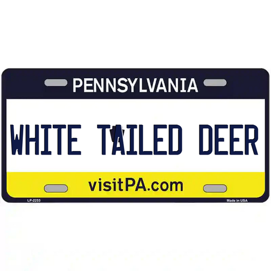 White-Tailed Deer Pennsylvania Metal Sign