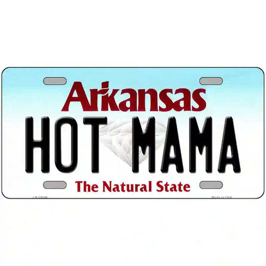Hot Mama Arkansas Metal Sign