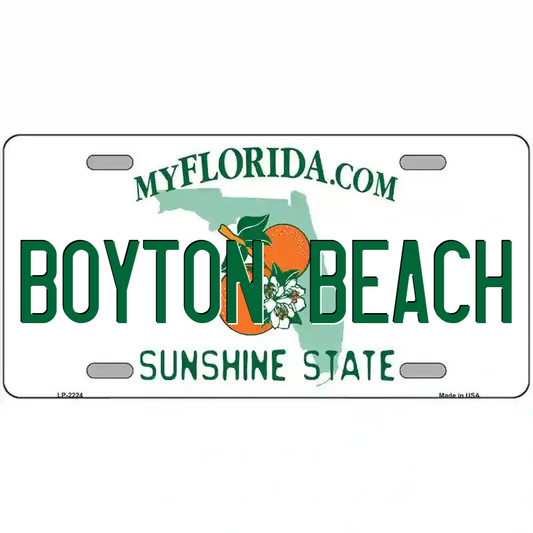 Boyton Beach Florida Metal Sign