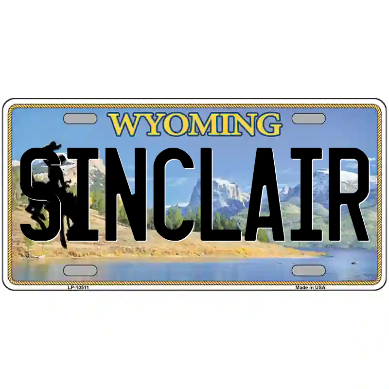 Sinclair Wyoming Metal Sign