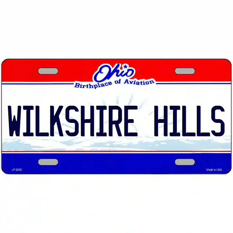 Wilkshire Hills Ohio Metal Sign