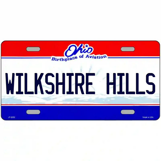 Wilkshire Hills Ohio Metal Sign