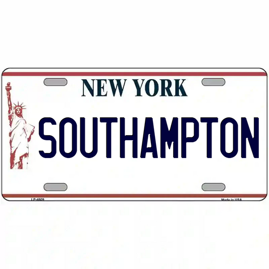 Southampton New York Statue of Liberty Metal Sign
