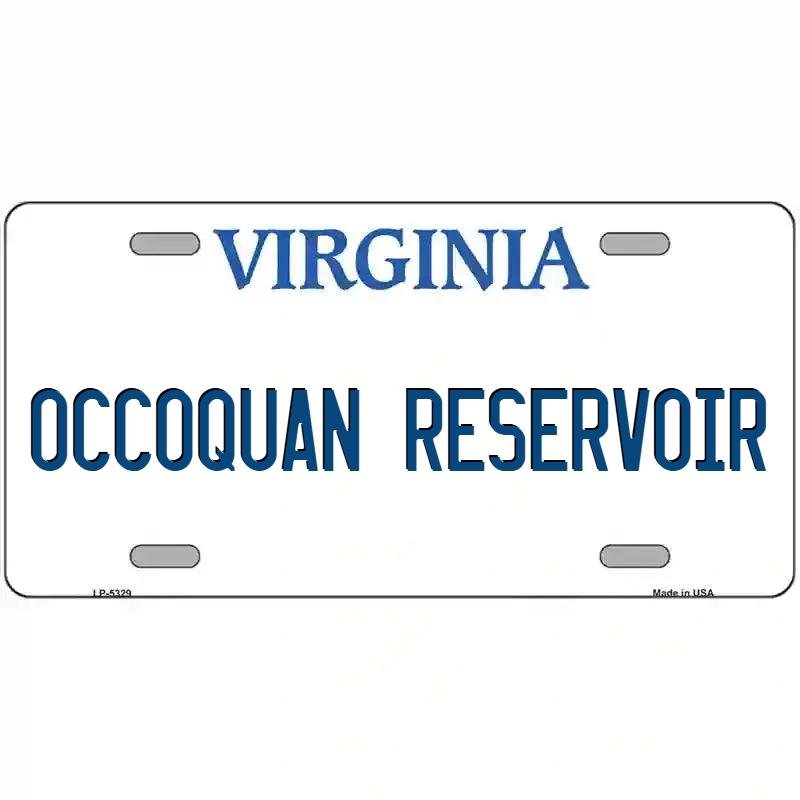 Occoquan Reservoir Virginia Metal Sign