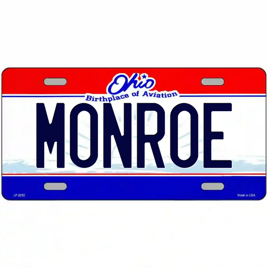 Monroe Ohio Metal Sign