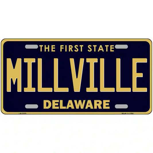 Millville Delaware Metal Sign
