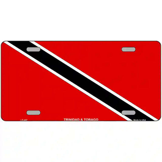 Trinidad & Tobago Flag Metal Sign
