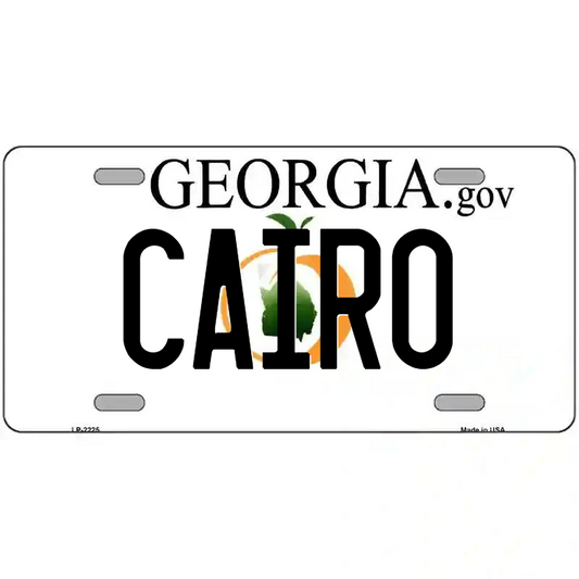 Cairo Georgia Metal Sign