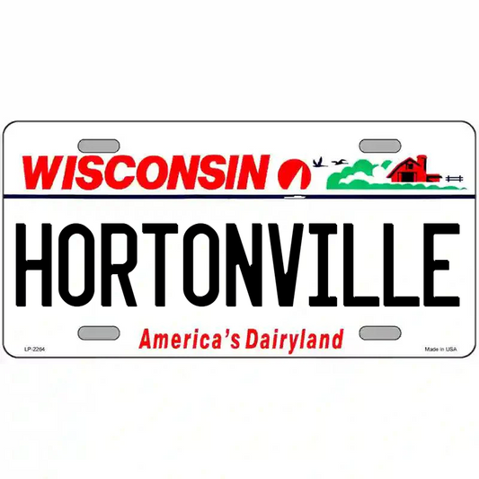 Hortonville Wisconsin Metal Sign